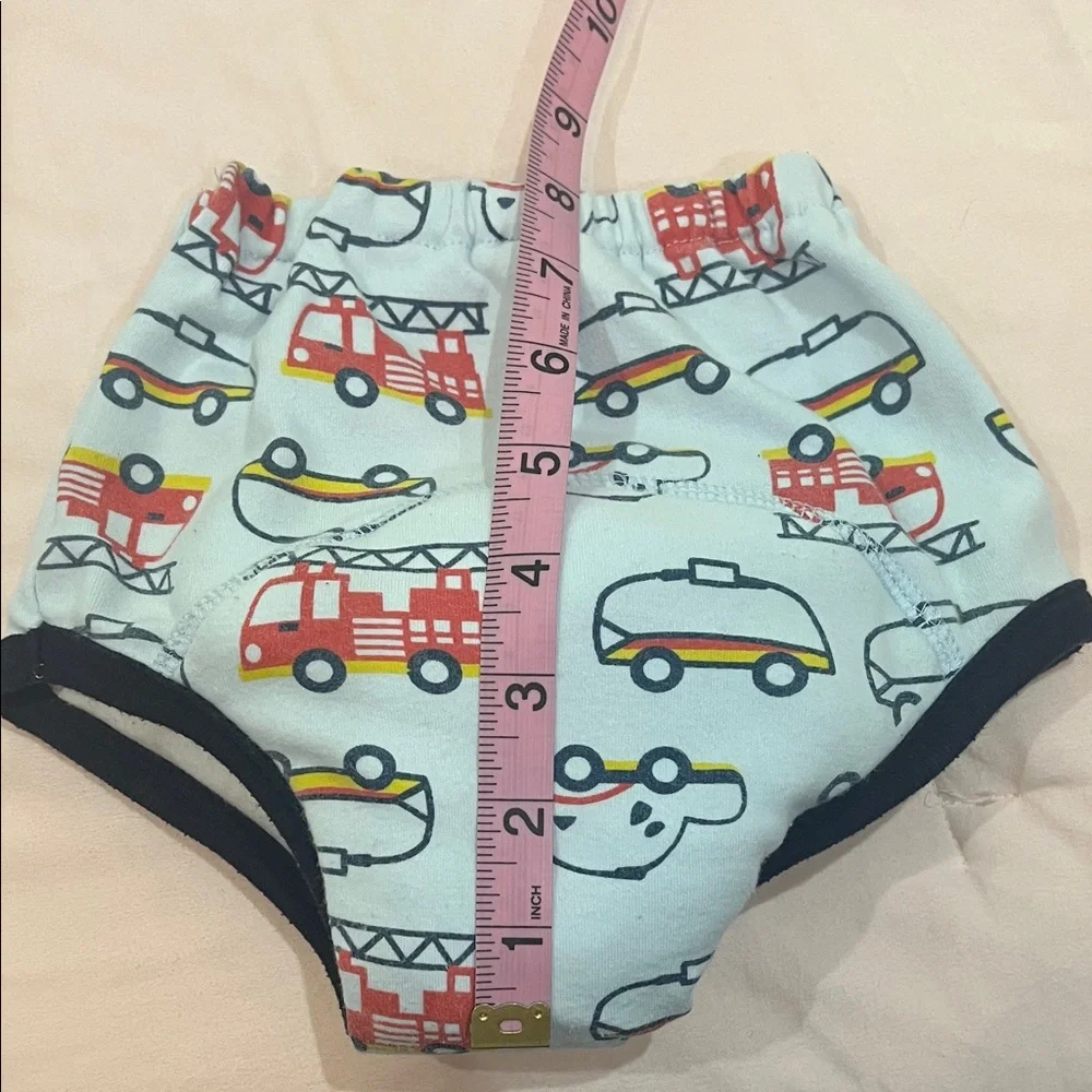 Colorful Dinosaur and Vehicle Print Kids Training Pants